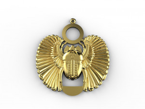 scarab pendant Modelo de Impressão 3D