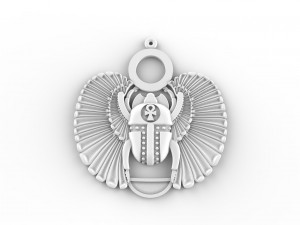 scarab pendant Modèles 3D en vedette