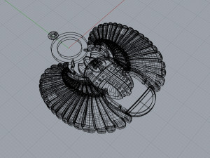 scarab pendant Modèles 3D en vedette