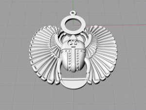 scarab pendant Modèles 3D en vedette