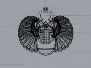 scarab pendant Modèles 3D en vedette