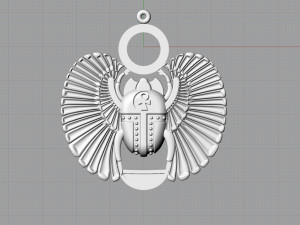 scarab pendant Modèles 3D en vedette