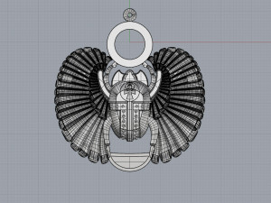 scarab pendant Modèles 3D en vedette