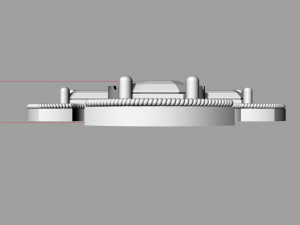 cross with gems Modelo de impresión 3D