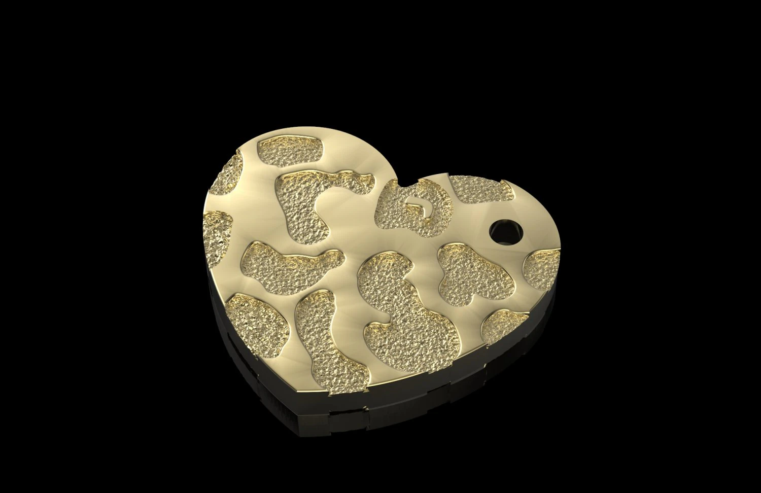 heart pendant 3D Print Model .c4d .max .obj .3ds .fbx .stl .blend