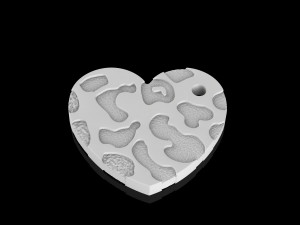 heart pendant 3D प्रिंट मॉडल