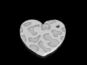 heart pendant 3D Print Model