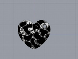 heart pendant 3D प्रिंट मॉडल