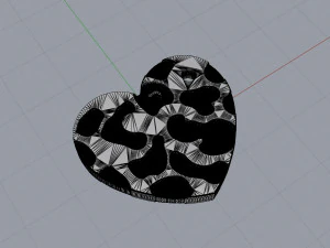 heart pendant 3D Print Model