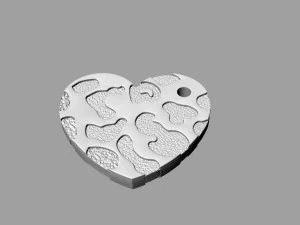 heart pendant 3D Print Model