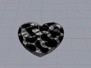 heart pendant 3D Print Model