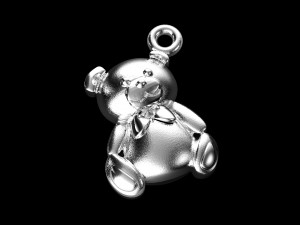 bear for piercing 3D Принт Модель