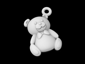 bear for piercing 3D Принт Модель