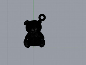 bear for piercing 3D Принт Модель