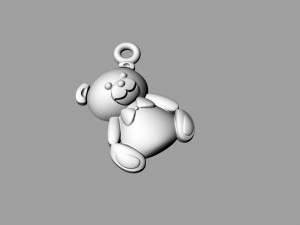 bear for piercing 3D Принт Модель