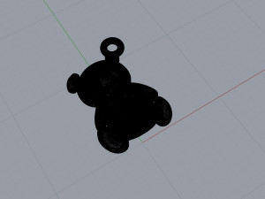 bear for piercing 3D Принт Модель