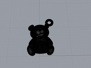 bear for piercing 3D Принт Модель