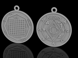 pendant of pentacle of solomon jupiter 3D Принт Модель