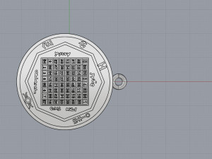pendant of pentacle of solomon jupiter 3D Принт Модель