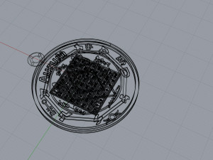 pendant of pentacle of solomon jupiter 3D Принт Модель