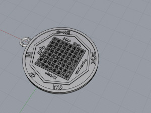 pendant of pentacle of solomon jupiter 3D Принт Модель
