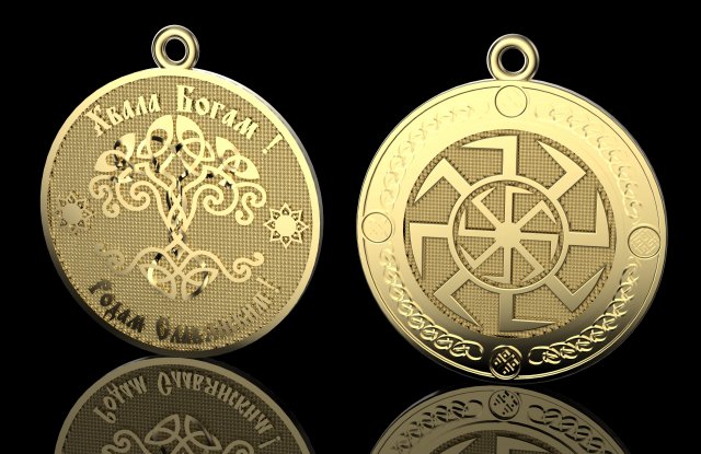 slavic pendant Modello di stampa 3D .c4d .max .obj .3ds .fbx .stl .blend 