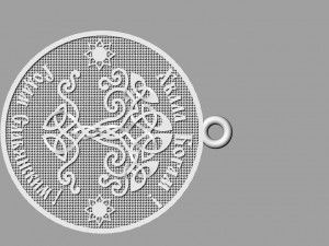 slavic pendant Modello di stampa 3D