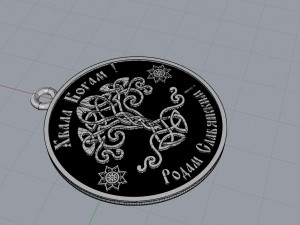 slavic pendant Modello di stampa 3D