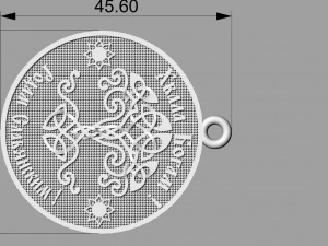 slavic pendant Modello di stampa 3D
