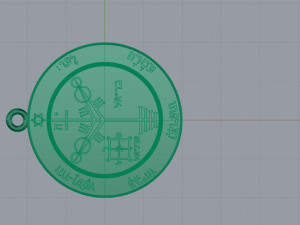 pendant of solomon pentacle jupiter Model Cetak 3D