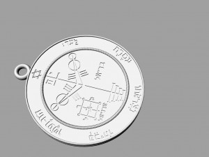 pendant of solomon pentacle jupiter Model Cetak 3D