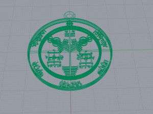 pendant of solomon pentacle jupiter Model Cetak 3D
