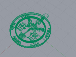 pendant of solomon pentacle jupiter Model Cetak 3D
