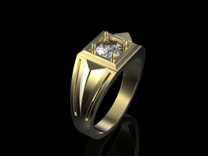 ring diamond 3D-Druckmodell