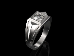 ring diamond 3D Print Model