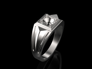 ring diamond Modèles 3D en vedette