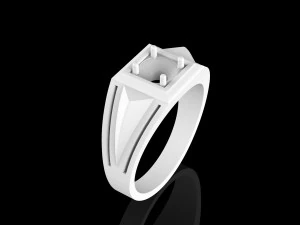 ring diamond 3D Print Model