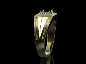ring diamond 3D Print Model