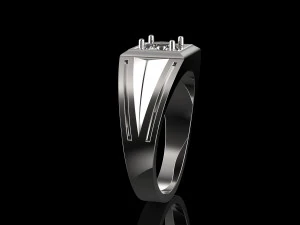 ring diamond 3D Print Model