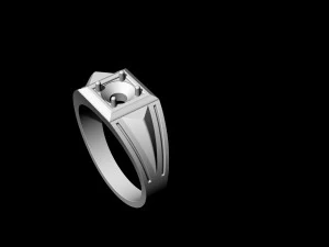 ring diamond 3D Print Model