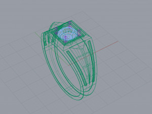 ring diamond Modèles 3D en vedette