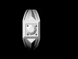 ring diamond 3D Print Model