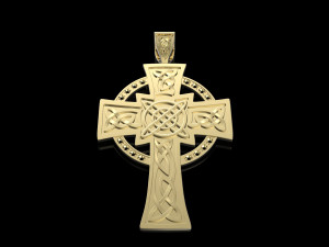 celtic cross with diamonds 3D Принт Модель