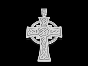 celtic cross with diamonds 3D Принт Модель