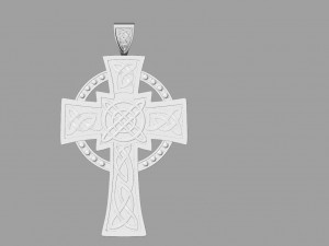 celtic cross with diamonds 3D Принт Модель