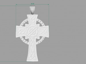 celtic cross with diamonds 3D Принт Модель