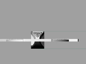 celtic cross with diamonds 3D Print Model