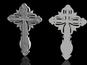 orthodox jewelry cross 3D Print Model