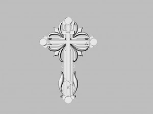 orthodox jewelry cross 3D Print Model