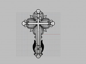 orthodox jewelry cross 3D Print Model